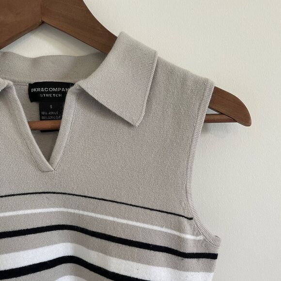 Knit Collard Tank/Vest - Picture 2 of 3